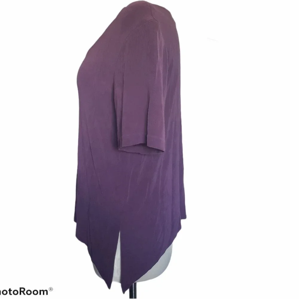 Rabbit Rabbit Rabbit Designs Purple Bemberg Top - Picture 3 of 11
